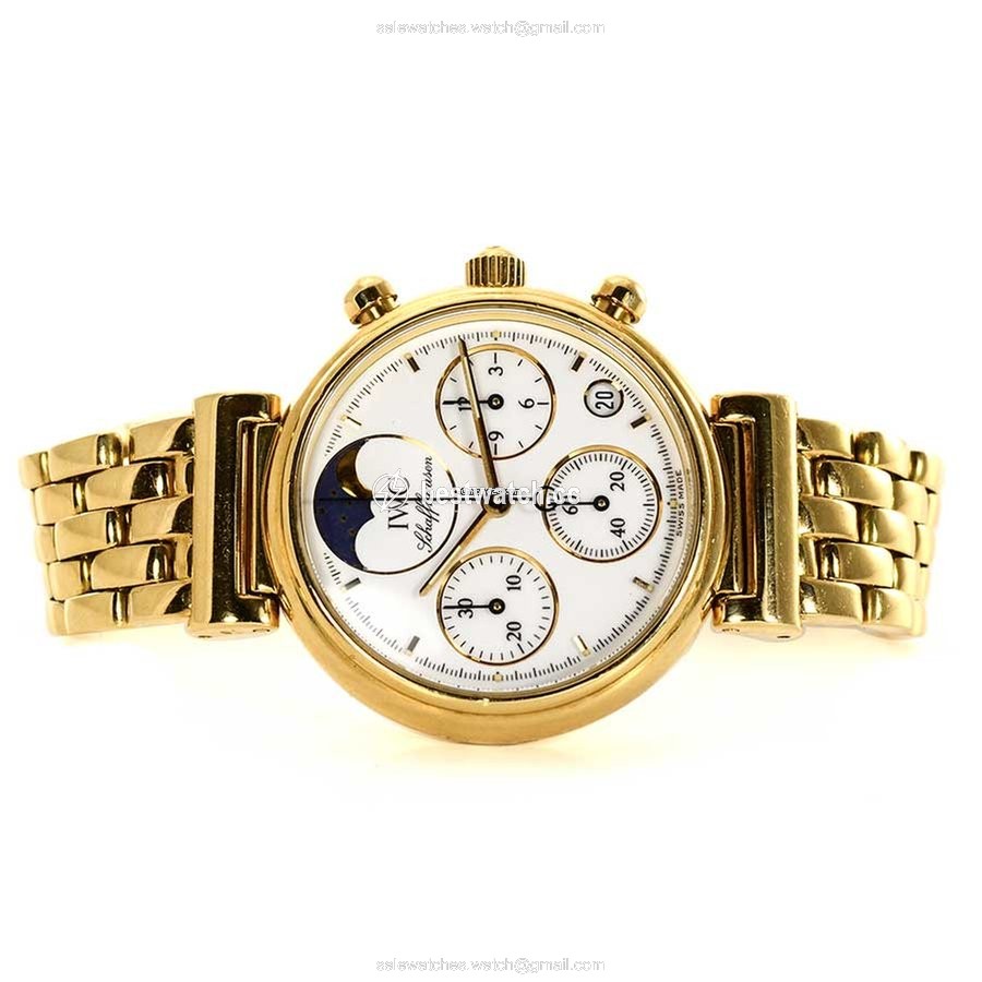 IWC Da Vinci Chronograph Quartz Yellow gold IW9536 3