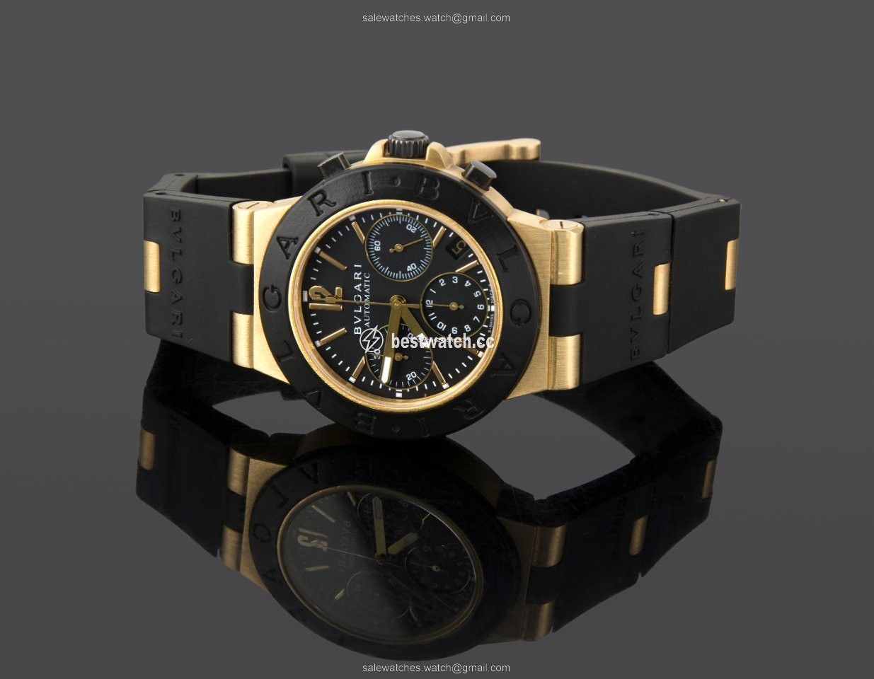 IMG_9086 Bulgari Diagono Mens watch Unisex Automatic Yellow gold AC 38 G 3
