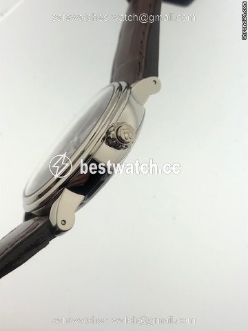 IMG_9086 Blancpain Villeret Mens watch Unisex Manual winding White gold 6185-1546-55 3