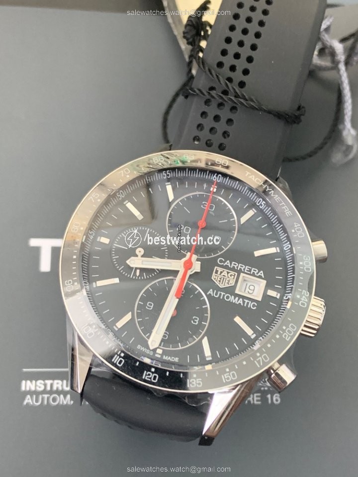 IMG_9086 TAG Heuer Carrera Calibre 16 Mens watch Unisex Automatic Steel CV201AK.FT6040 3