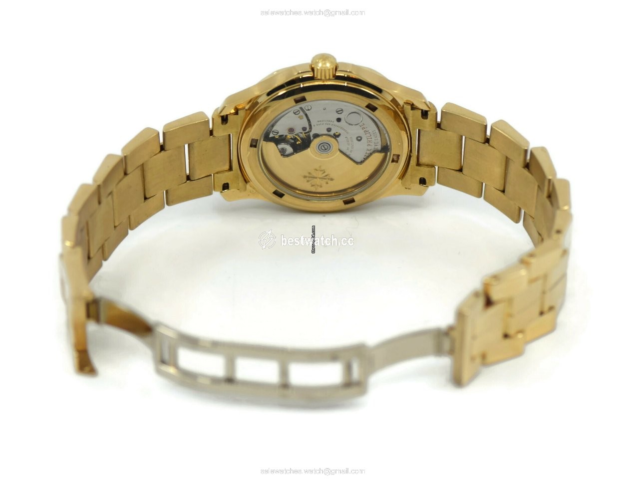 IMG_9086 Patek Philippe Aquanaut Womens watch Automatic Yellow gold 5066 1J 3