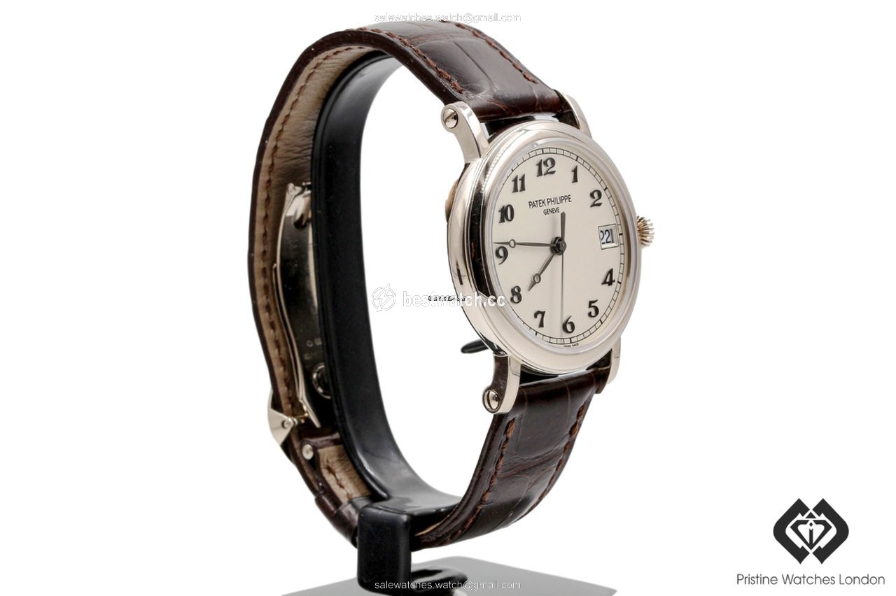IMG_9086 Patek Philippe Calatrava Mens watch Unisex Automatic White gold 5153G-012 3