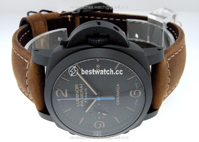 IMG_9086 Panerai Luminor 1950 3 Days Chrono Flyback Mens watch Unisex Automatic Ceramic PAM00580 3