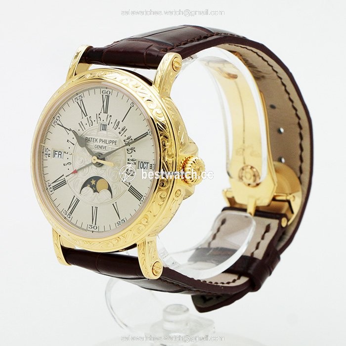 IMG_9086 Patek Philippe Perpetual Calendar Automatic Yellow gold 5160J-001 3