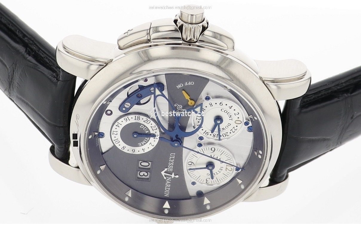 IMG_9086 Ulysse Nardin Sonata Mens watch Unisex Automatic White gold 670-88 212 3