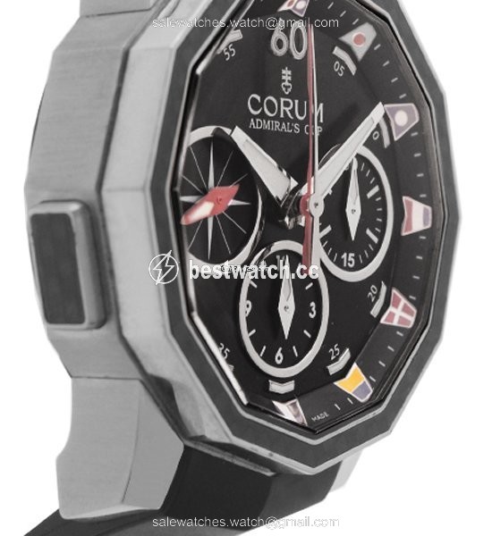 IMG_9086 Corum Admirals Cup Challenger Mens watch Unisex Automatic Steel 986.691.11 F371 3