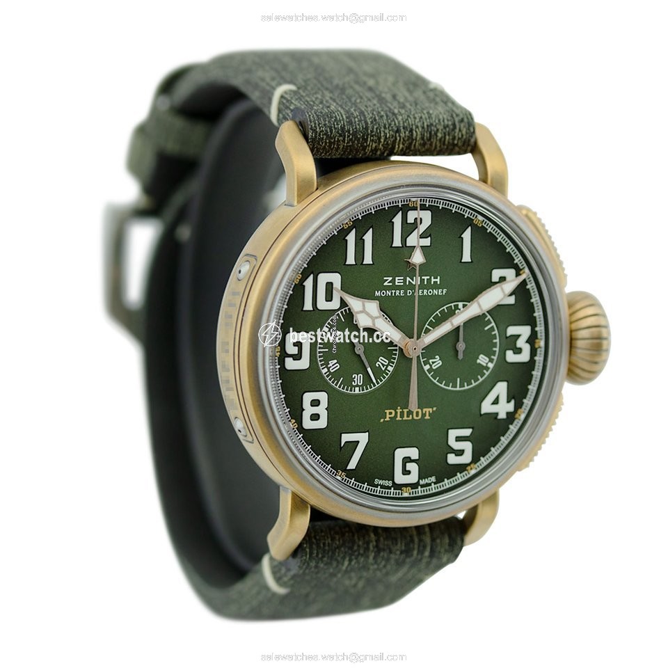 IMG_9086 Zenith Pilot Mens watch Unisex Automatic Bronze 29.2430.4069 63.I001 3