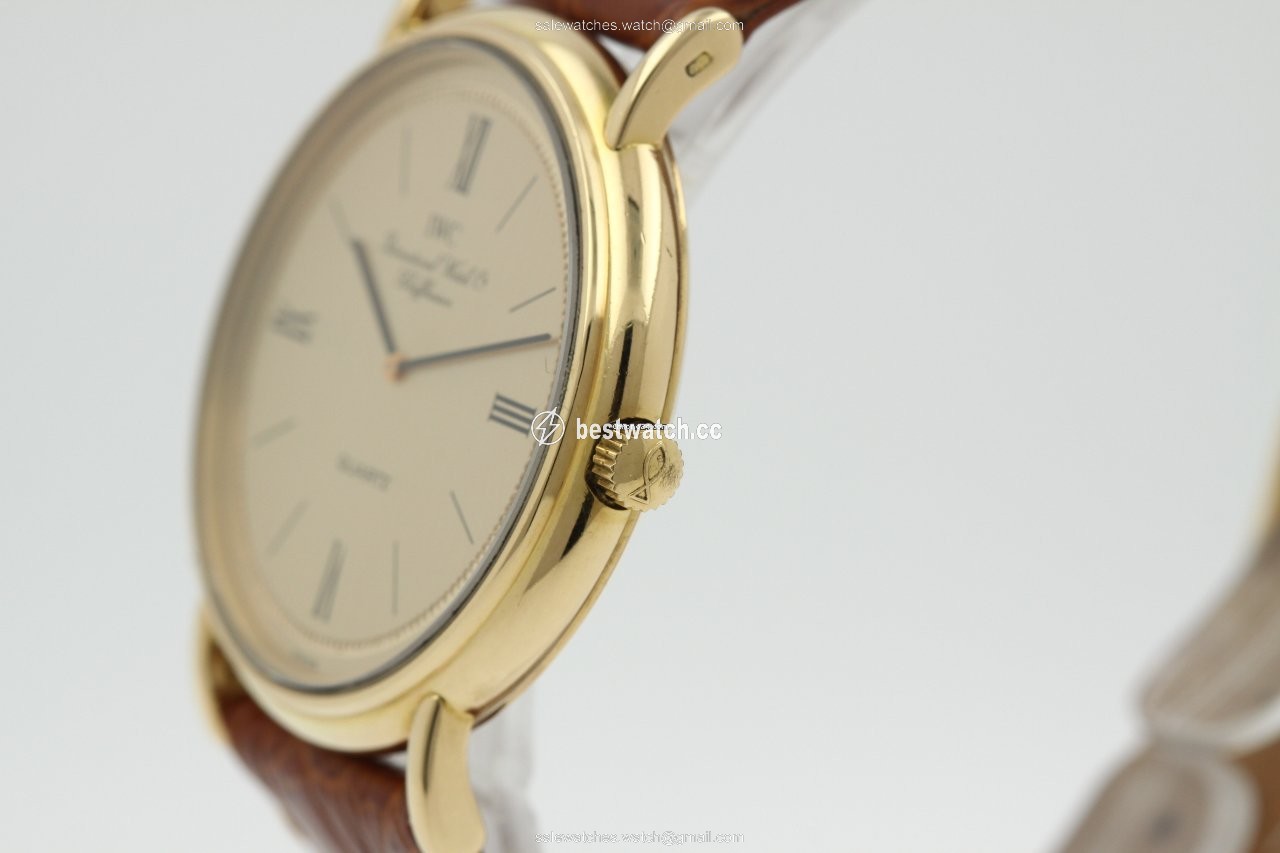 IWC Mens watch Unisex Quartz Yellow gold 3803 3