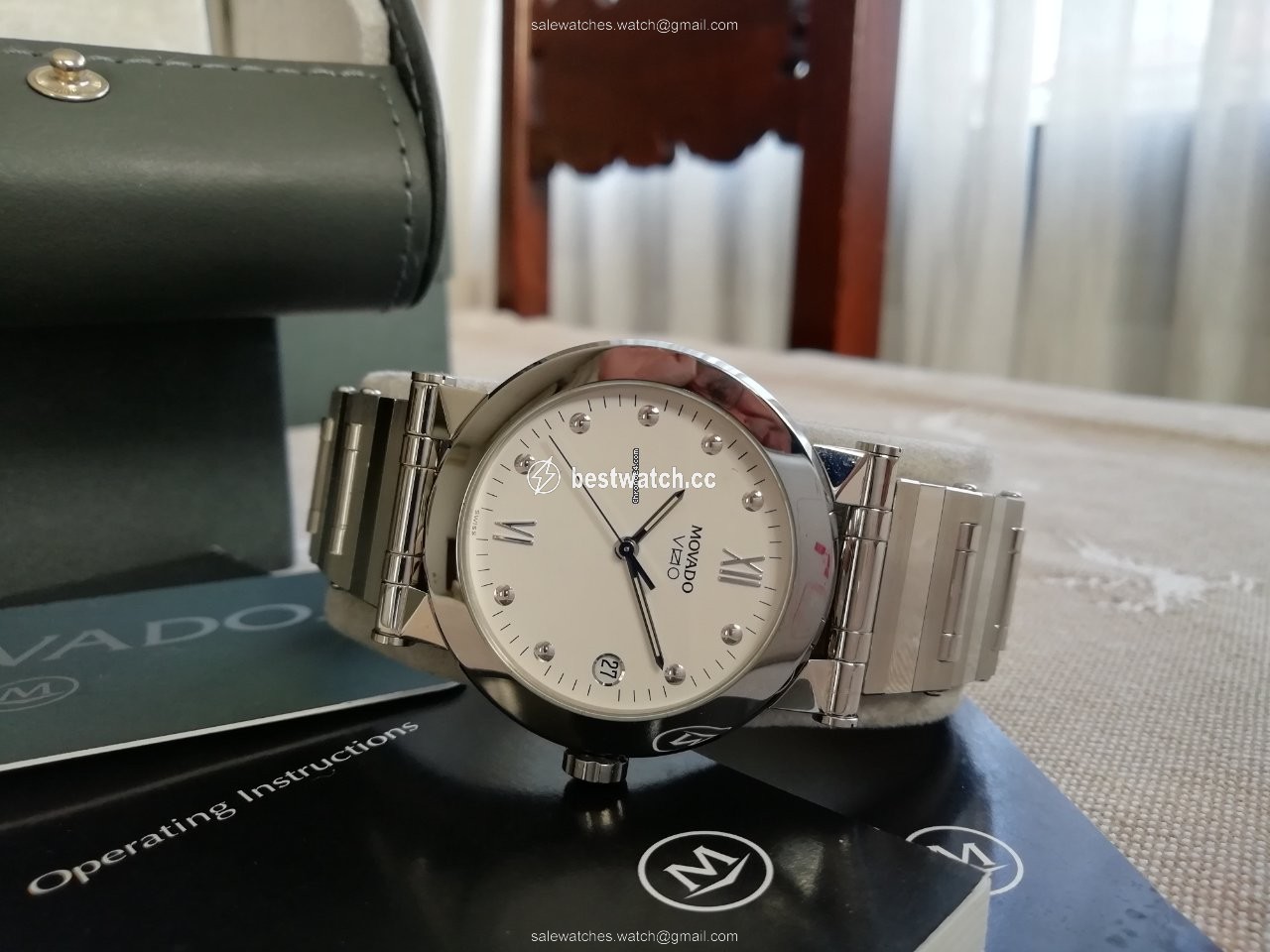 IMG_9086 Movado Vizio Mens watch Unisex Quartz Steel 83 C2 878.7 3