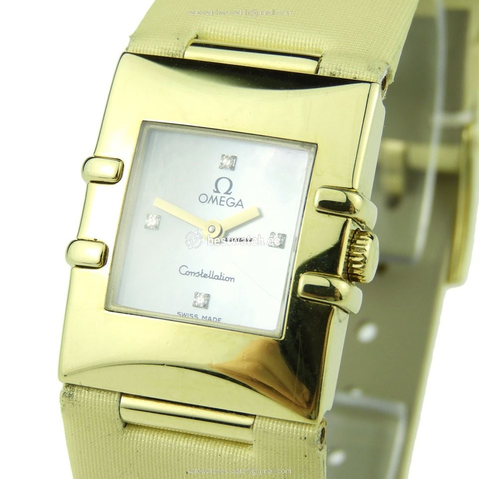IMG_9086 Omega Constellation Quartz Womens watch Quartz Yellow gold 1631.77.60 3
