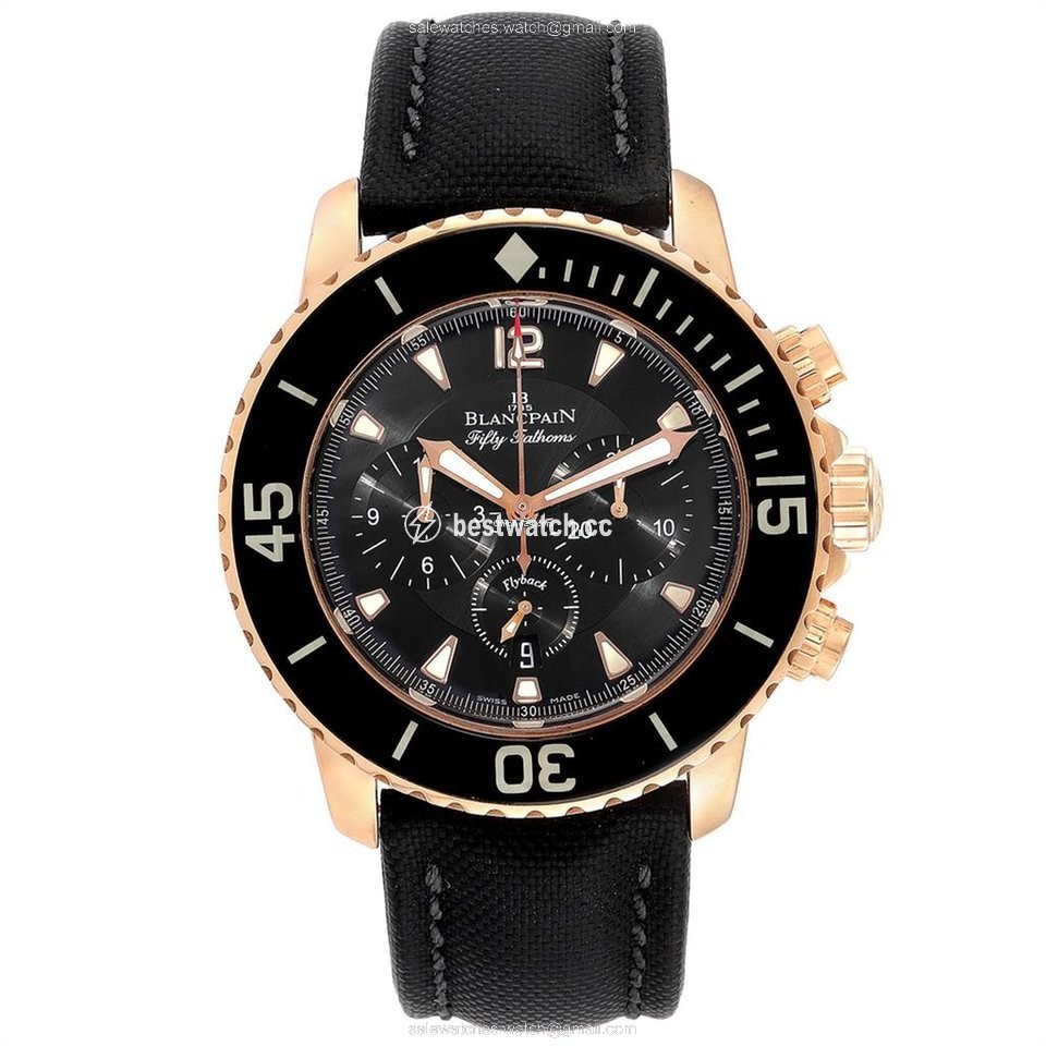 Blancpain Fifty Fathoms Mens watch Unisex Automatic Rose gold 5085F-3630-52 3