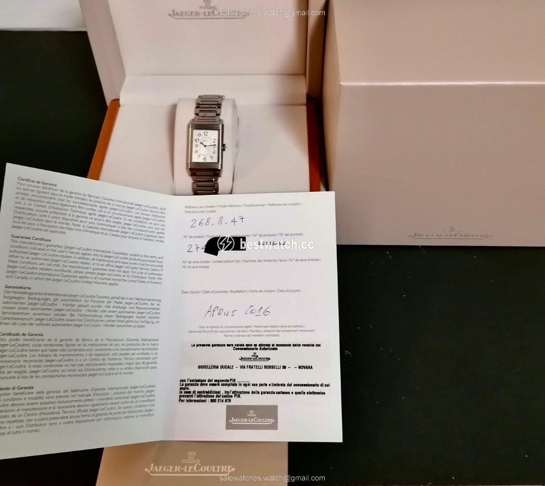 Jaeger-LeCoultre Reverso Classique Womens watch Quartz Steel 268.8.47 3