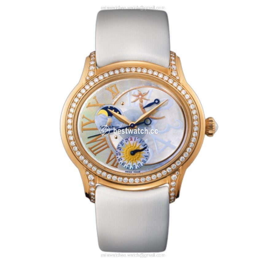 IMG_9086 Audemars Piguet Millenary Womens watch Automatic Rose gold 77315OR.ZZ.D013SU.01 3