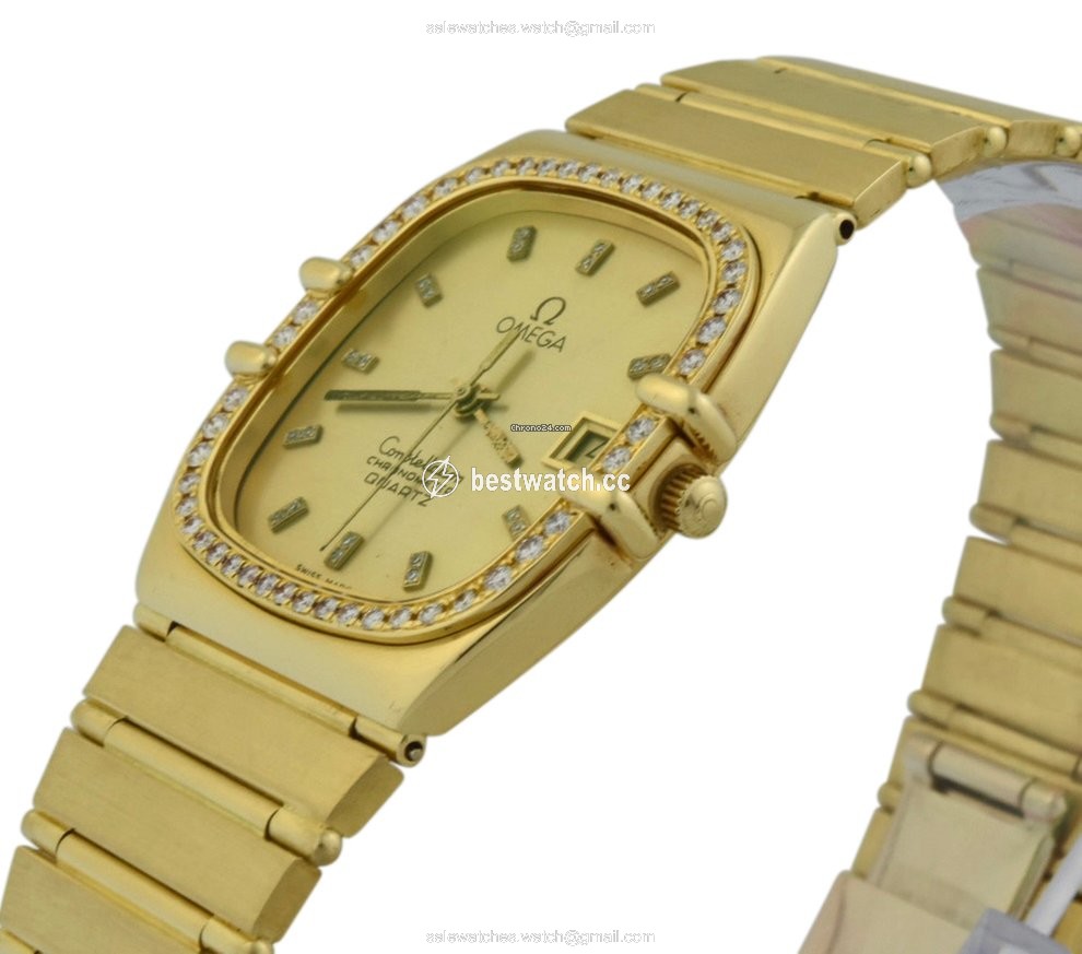 Omega Constellation Quartz Mens watch Unisex Quartz Yellow gold 498.0019 3