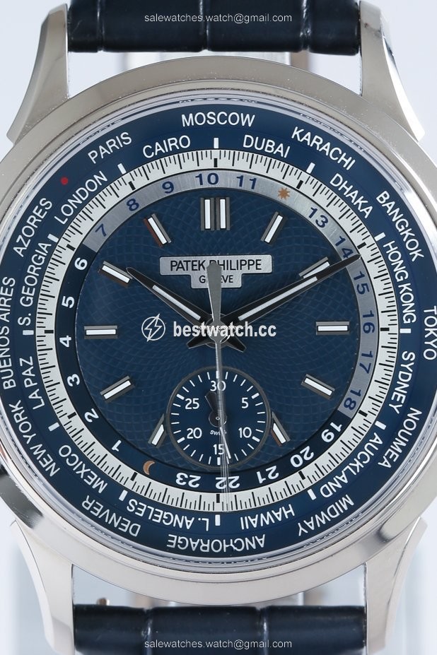 IMG_9086 Patek Philippe World Time Chronograph Mens watch Unisex Automatic White gold 5930G-001 3