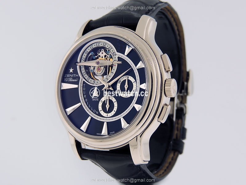 IMG_9086 Zenith Academy Mens watch Unisex Automatic White gold 65.1260.4005 3