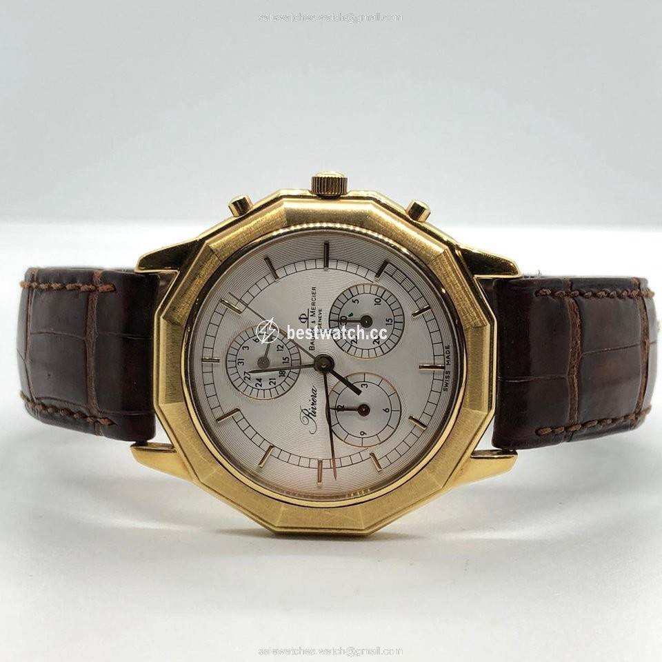 Baume & Mercier Riviera Mens watch Unisex Quartz Yellow gold MV045041 3