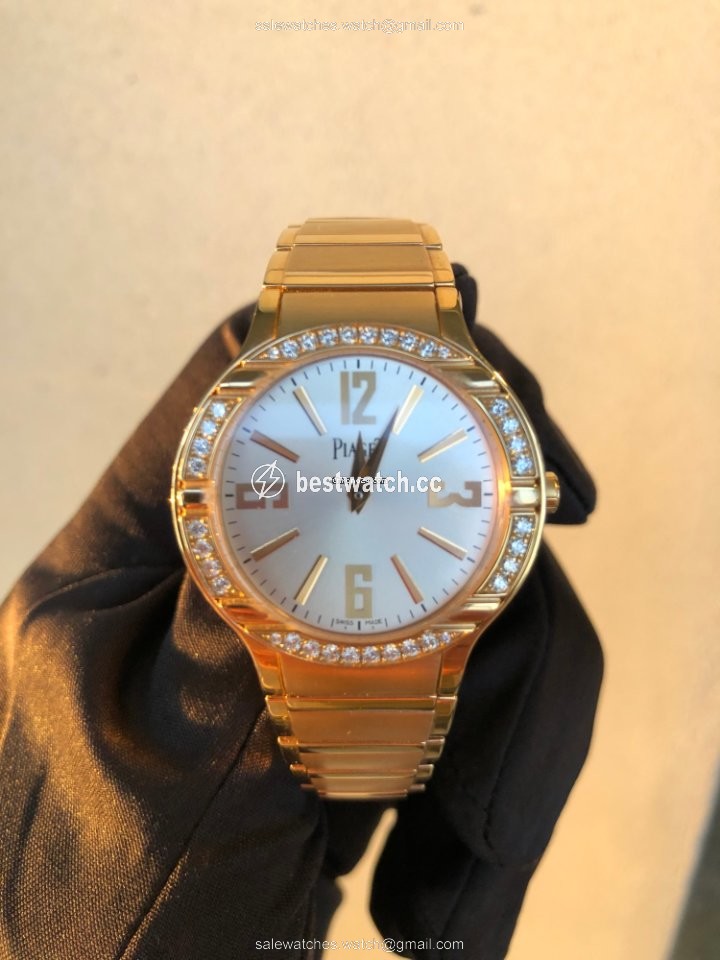IMG_9086 Piaget Polo Womens watch Quartz Rose gold G0A36031 3