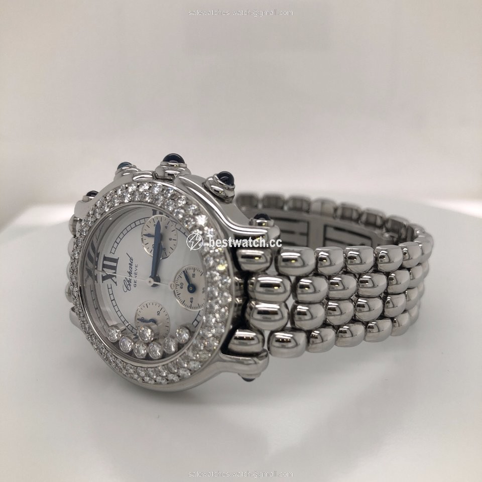 IMG_9086 Chopard Happy Sport Womens watch Quartz Steel 27 8324-23 3