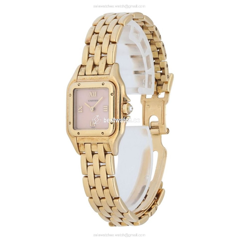 IMG_9086 Cartier Panthere Womens watch Quartz Yellow gold 7313 3