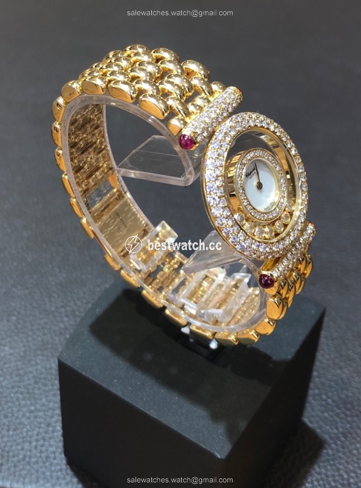 Chopard Happy Diamonds Womens watch Quartz Yellow gold 20 5617-21 3