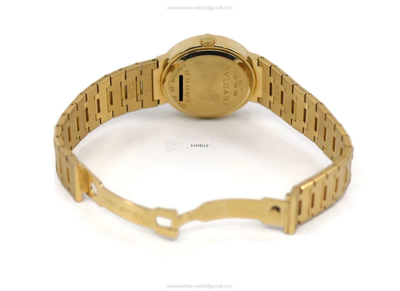IMG_9086 Bulgari Bulgari Mens watch Unisex Automatic Yellow gold BB33GG 3