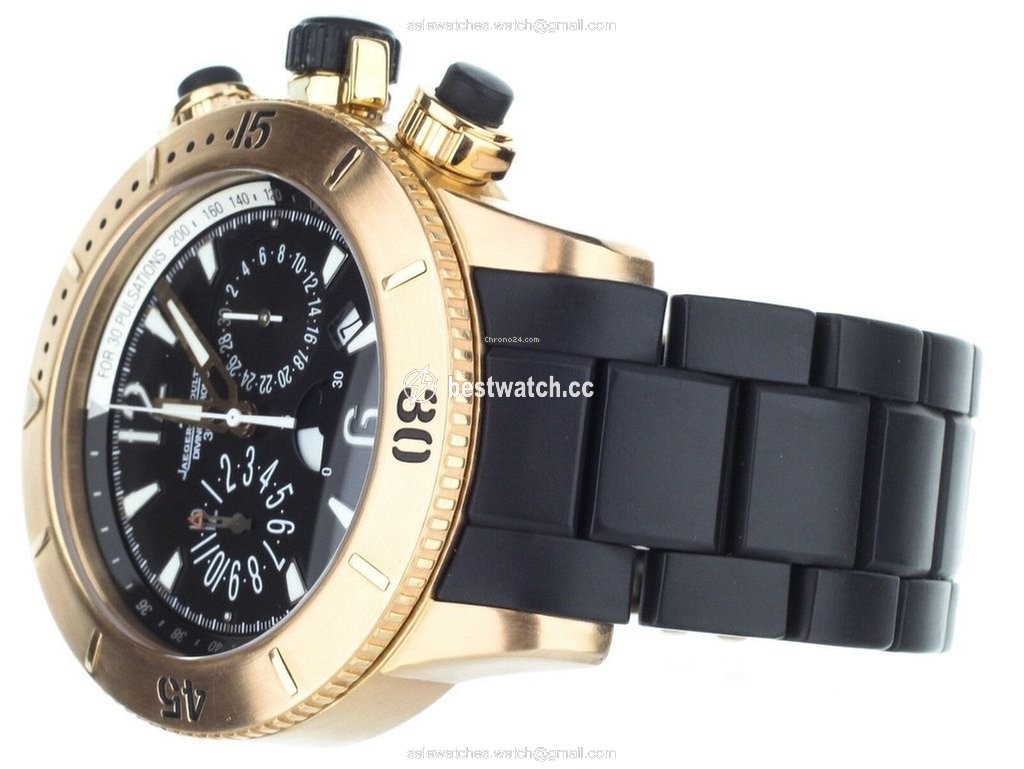 IMG_9086 Jaeger-LeCoultre Master Compressor Diving Mens watch Unisex Automatic Rose gold 160.2.25 3