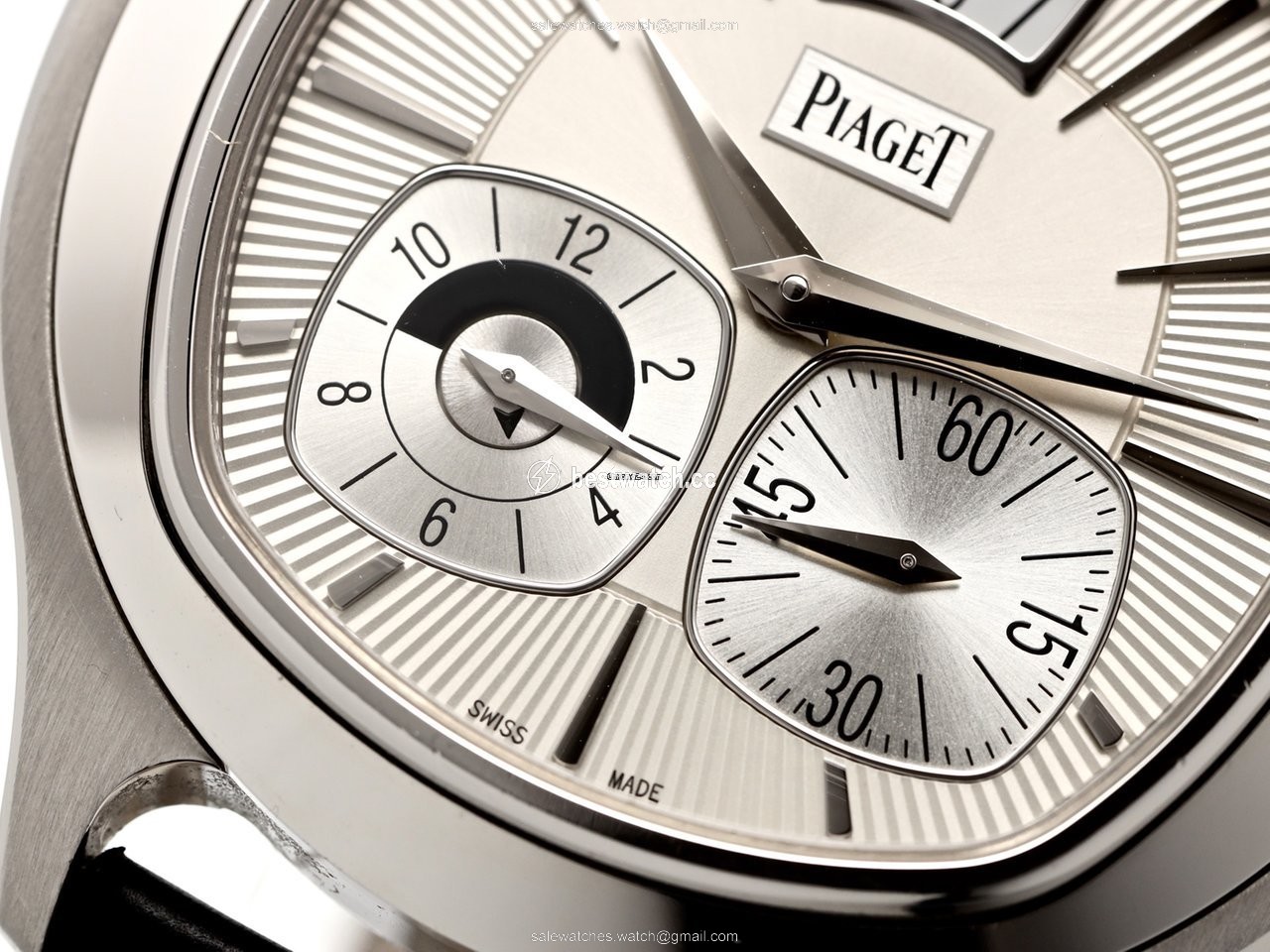 IMG_9086 Piaget Emperador Mens watch Unisex Automatic White gold G0A32016 3