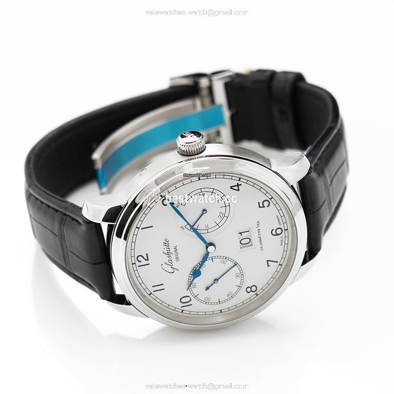 IMG_9086 Glashutte Original Senator Observer Mens watch Unisex Automatic Steel 100-14-05-02-04 3
