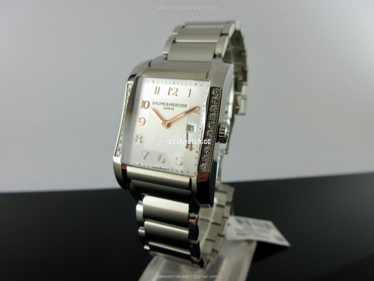 IMG_9086 Baume & Mercier Hampton Womens watch Quartz Steel MOA10023 3