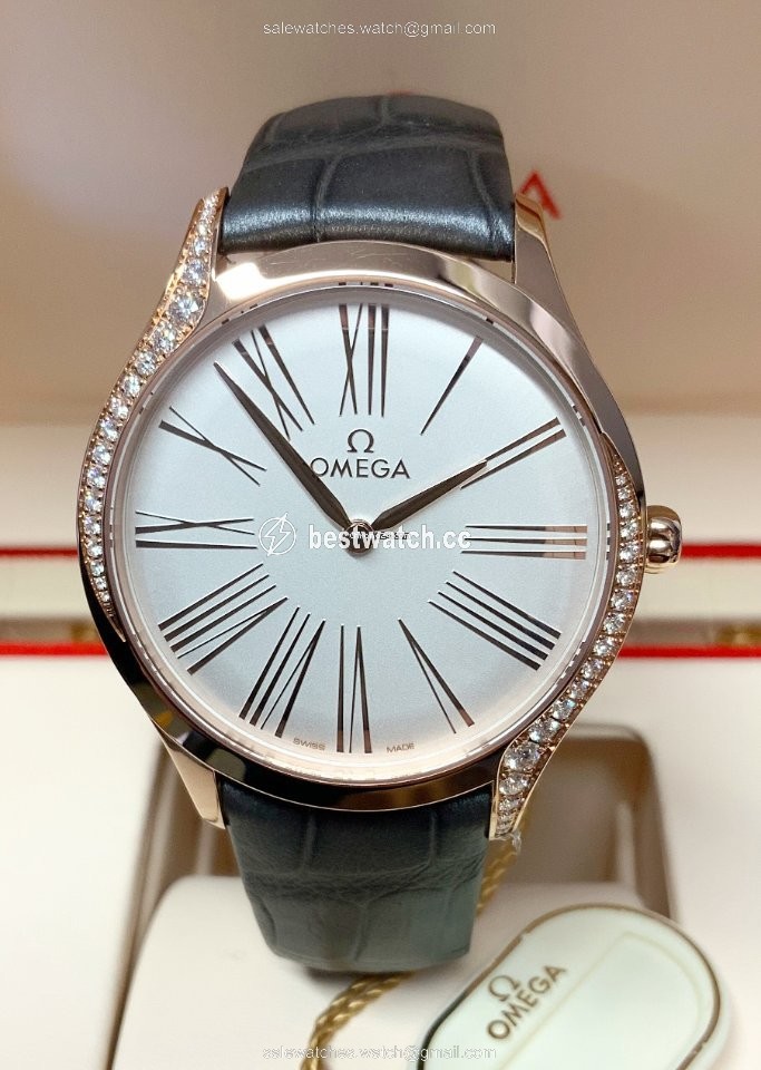 IMG_9086 Omega De Ville Tresor Womens watch Quartz Rose gold 428.58.36.60.02.001 3