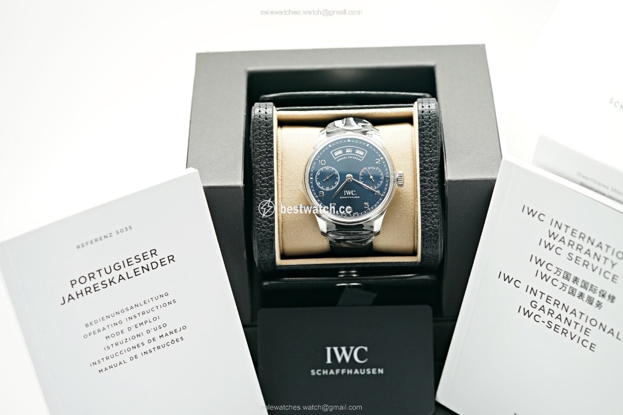 IMG_9086 IWC Portuguese Annual Calendar Mens watch Unisex Automatic Steel IW503502 3
