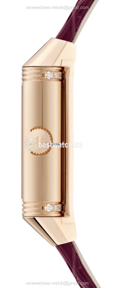 IMG_9086 Jaeger-LeCoultre Reverso Duetto Womens watch Manual winding Rose gold Q3352420 3352420 3