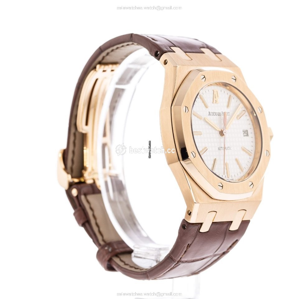 IMG_9086 Audemars Piguet Royal Oak Selfwinding Mens watch Unisex Automatic Yellow gold 15300BA.OO.D088CR.01 3