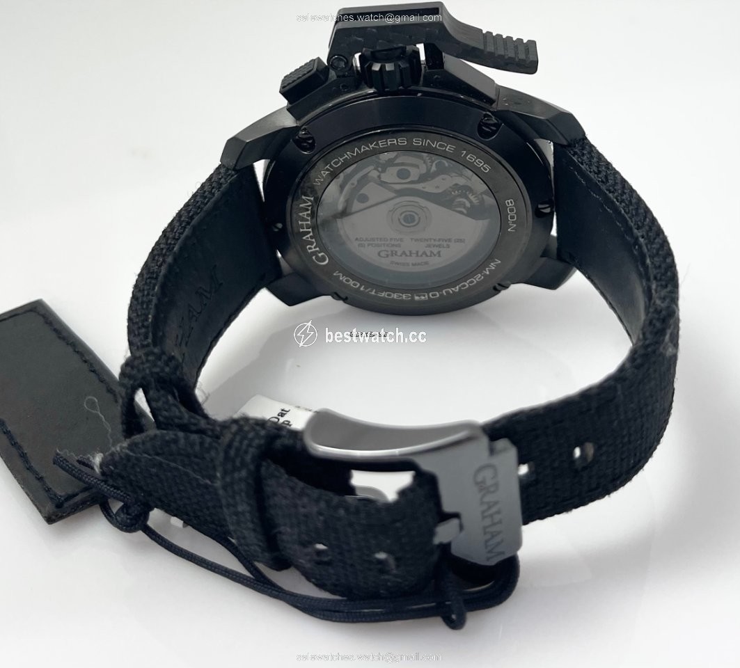 IMG_9086 Graham Chronofighter Oversize Mens watch Unisex Automatic Steel 2CCAU.S01A.T12N 3