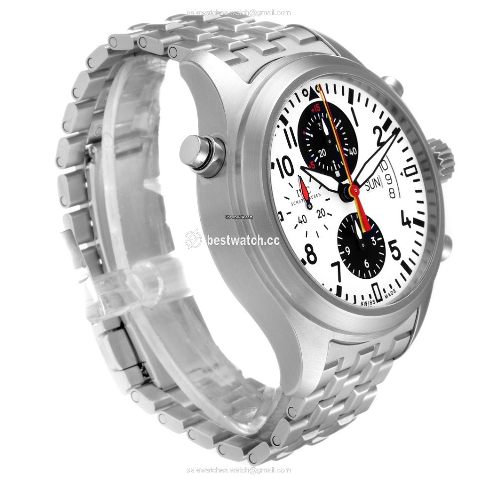IMG_9086 IWC Pilot Double Chronograph Mens watch Unisex Automatic Steel IW371803 3