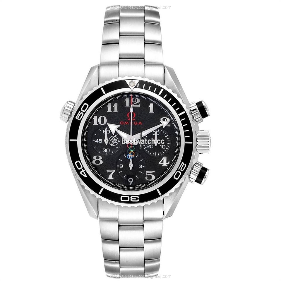 IMG_9086 Omega Seamaster Planet Ocean Chronograph Mens watch Unisex Automatic Steel 222.30.38.50.01.003 3