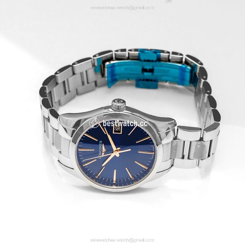 IMG_9086 Longines Conquest Classic Womens watch Quartz Steel L23864926 3