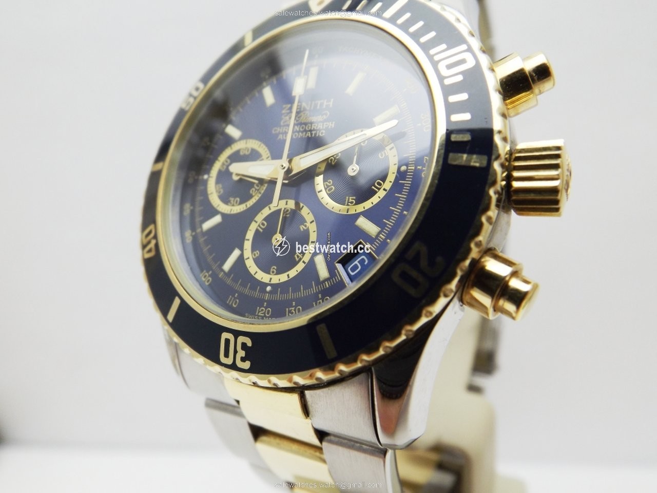 IMG_9086 Zenith El Primero Mens watch Unisex Automatic Gold Steel 89.0315.400 3