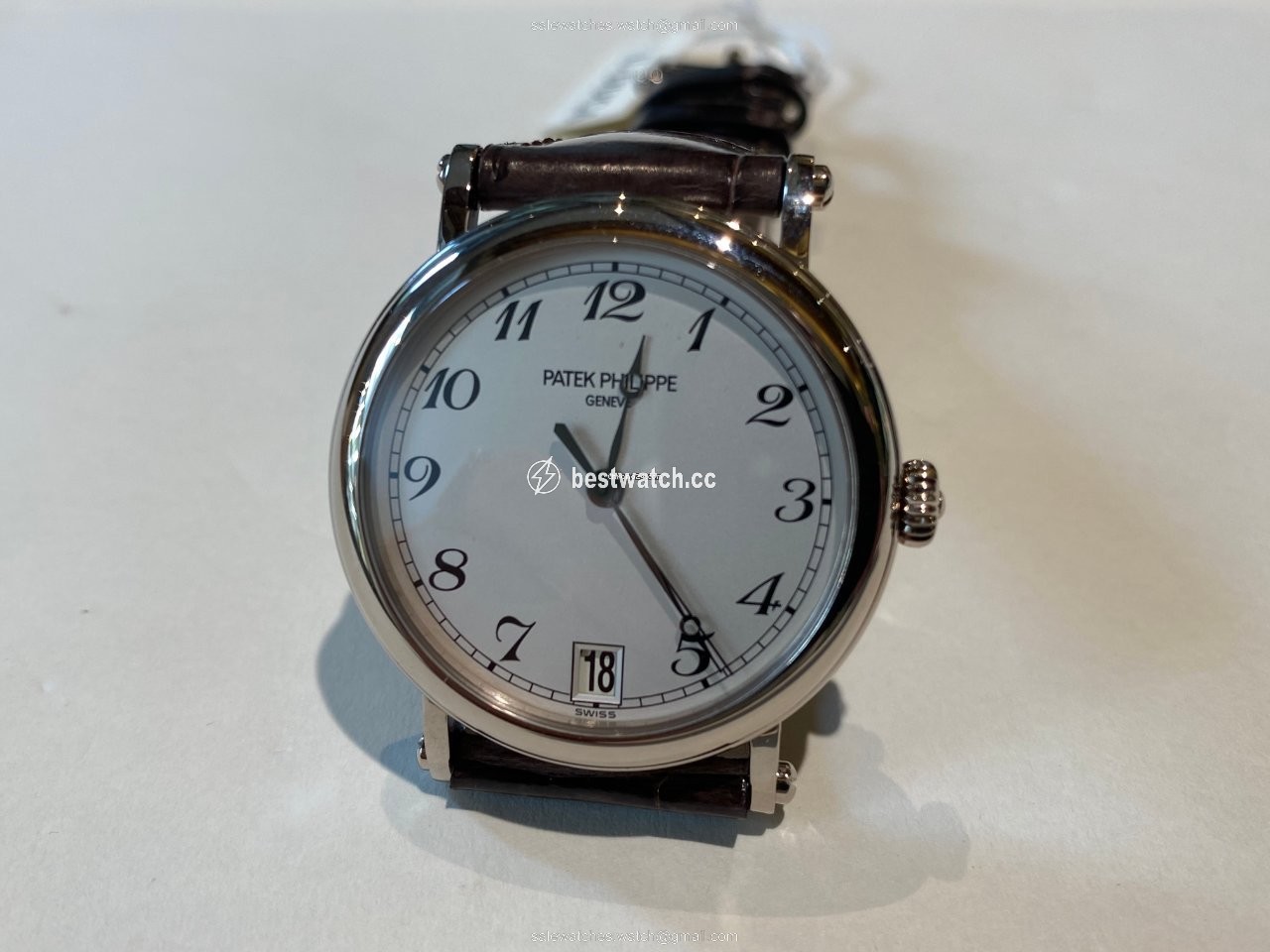 IMG_9086 Patek Philippe Calatrava Mens watch Unisex Automatic White gold 5053G 3