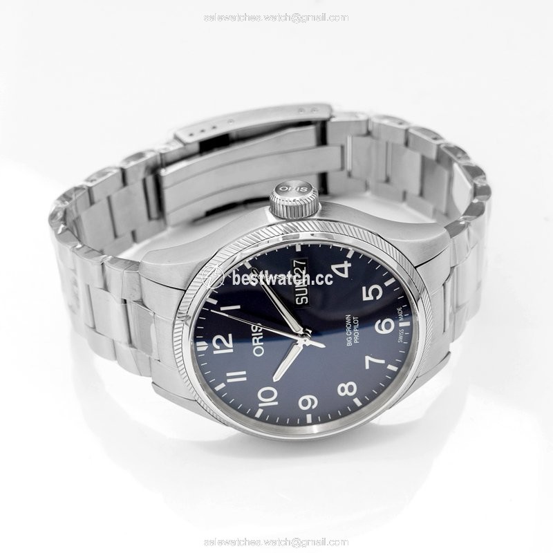 IMG_9086 Oris Big Crown ProPilot Day Date Mens watch Unisex Automatic Steel 01 752 7698 4065-07 8 22 19 3
