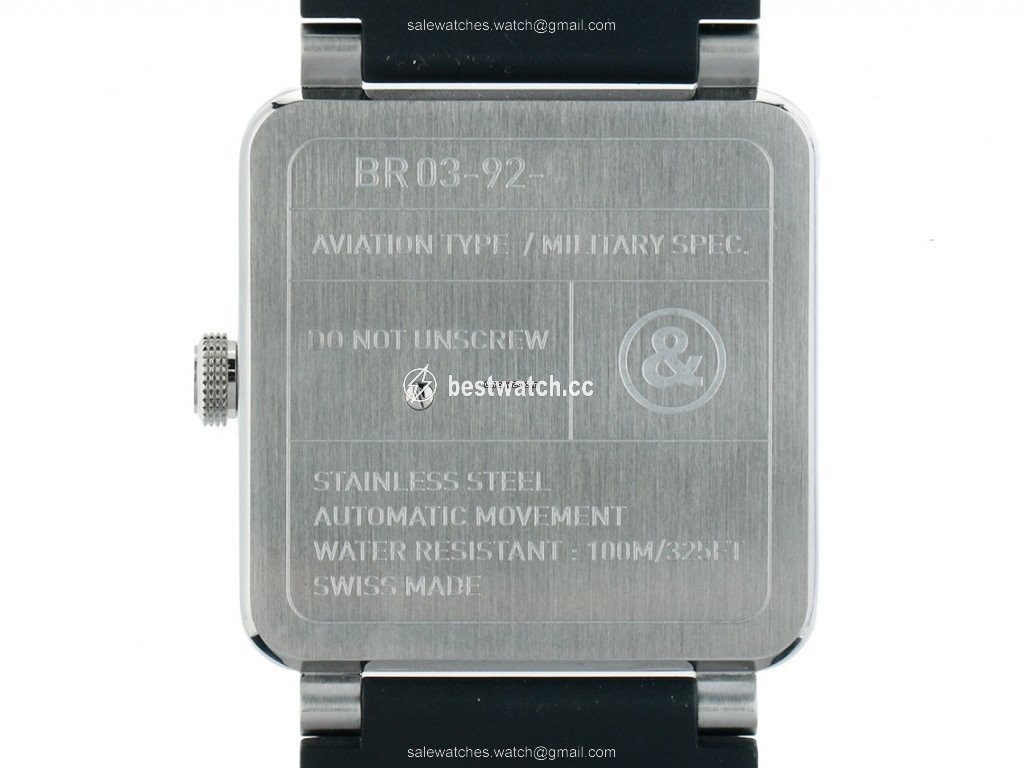 IMG_9086 Bell & Ross BR 03-92 Steel Mens watch Unisex Automatic Steel BR 0392-BL-ST 3