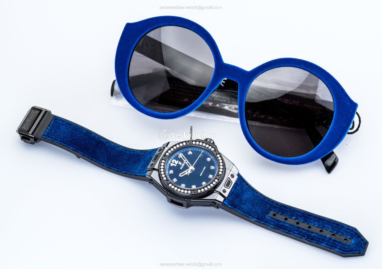 IMG_9086 Hublot Big Bang Sang Bleu Womens watch Automatic Ceramic 465.CS.277J.NR.1204.ITI17 3