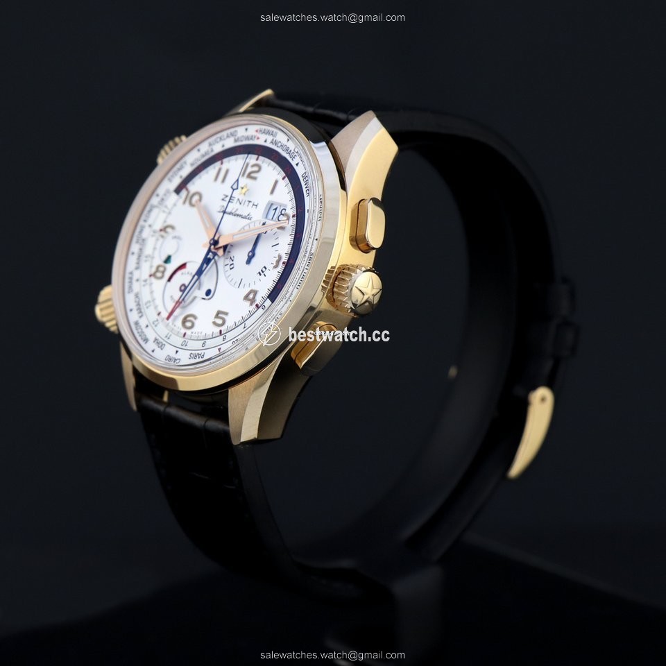 IMG_9086 Zenith El Primero Doublematic Mens watch Unisex Automatic Rose gold 18.2400.4046 01.C721 3