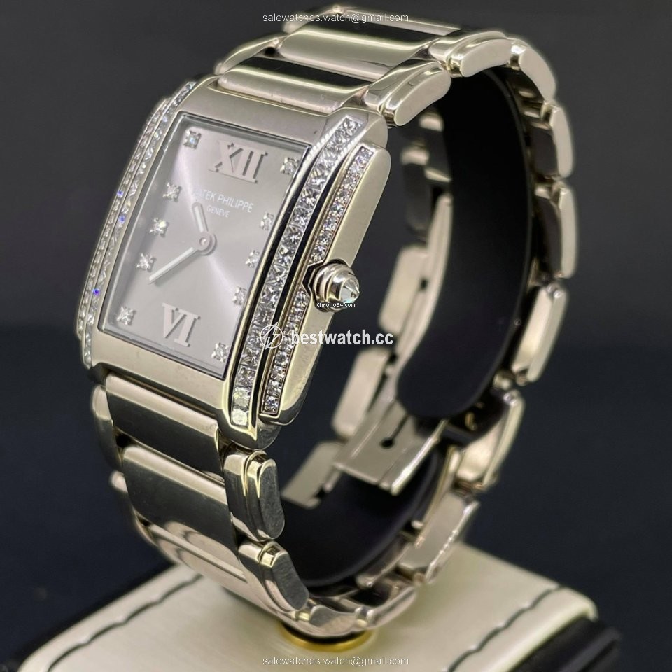 IMG_9086 Patek Philippe Twenty~4 Womens watch Quartz White gold 4910 20G-010 3