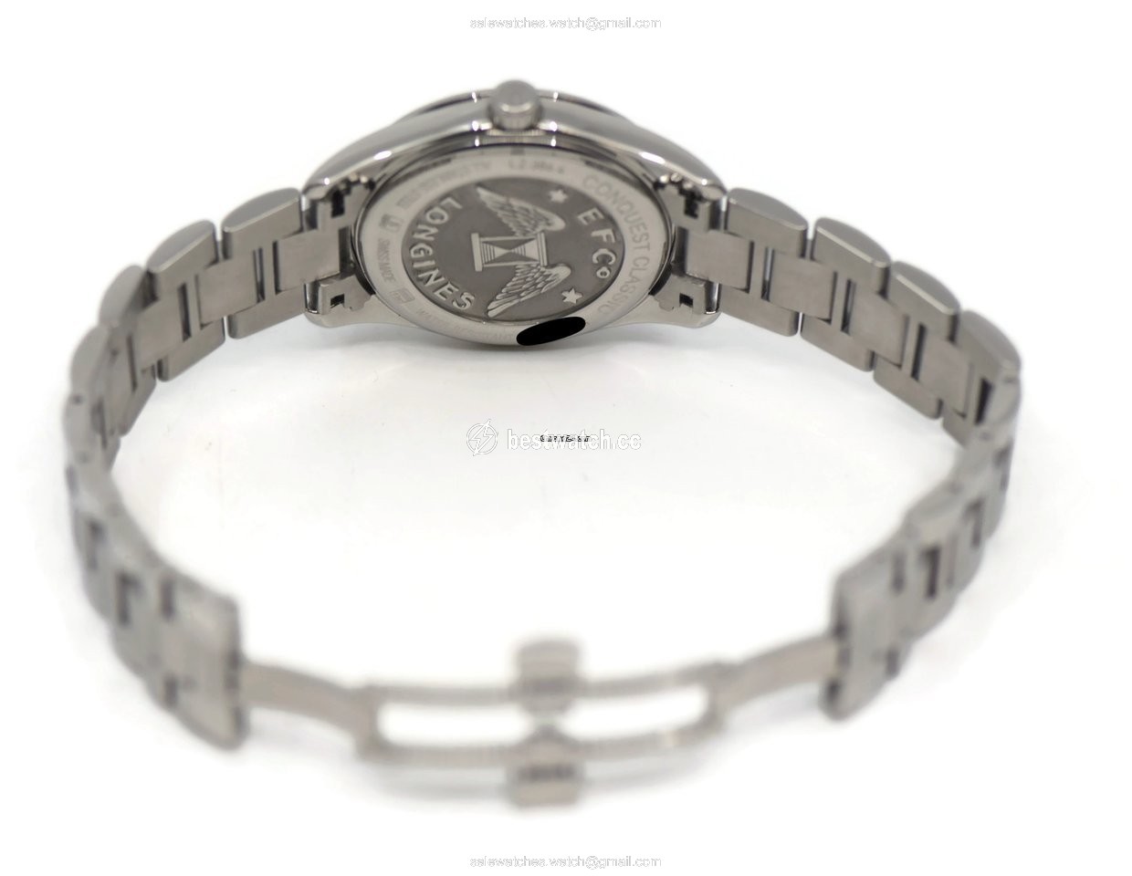 IMG_9086 Longines Conquest Classic Womens watch Quartz Steel L23864526 3