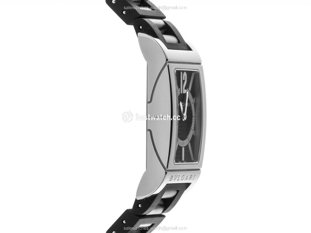 IMG_9086 Bulgari Rettangolo Mens watch Unisex Quartz Steel RT39S 3