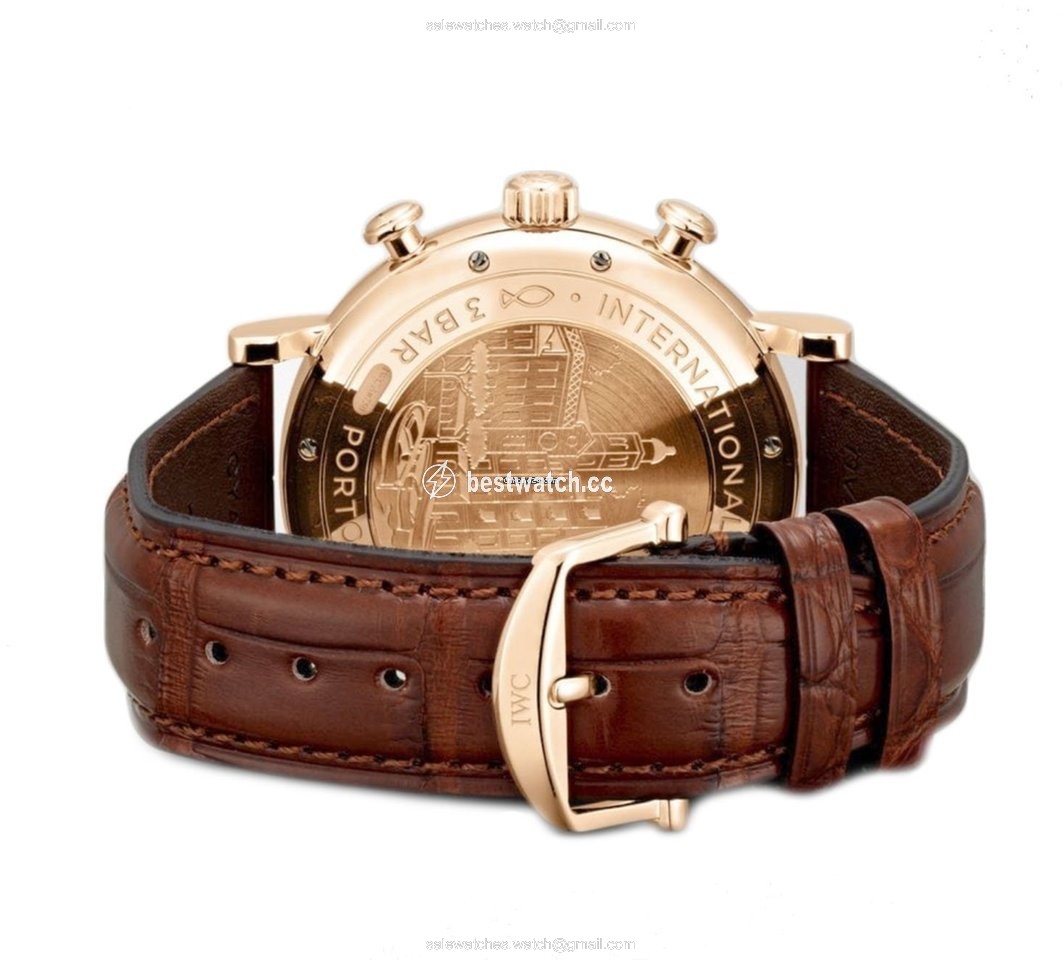 IMG_9086 IWC Portofino Chronograph Automatic Rose gold IW3910-25 3