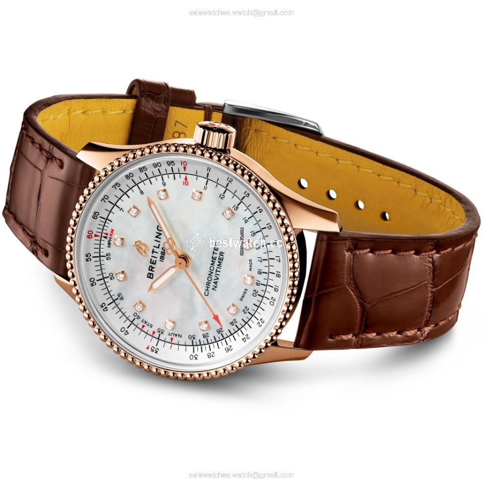 IMG_9086 Breitling Navitimer Mens watch Unisex Automatic Red gold R17395211A1P1 3