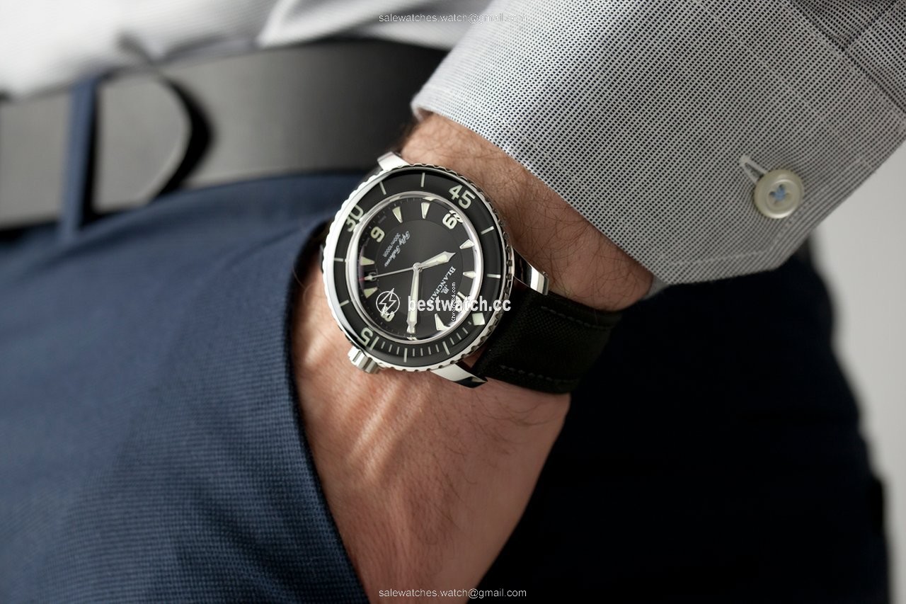 IMG_9086 Blancpain Fifty Fathoms Mens watch Unisex Automatic Steel 5015-1130-52 3